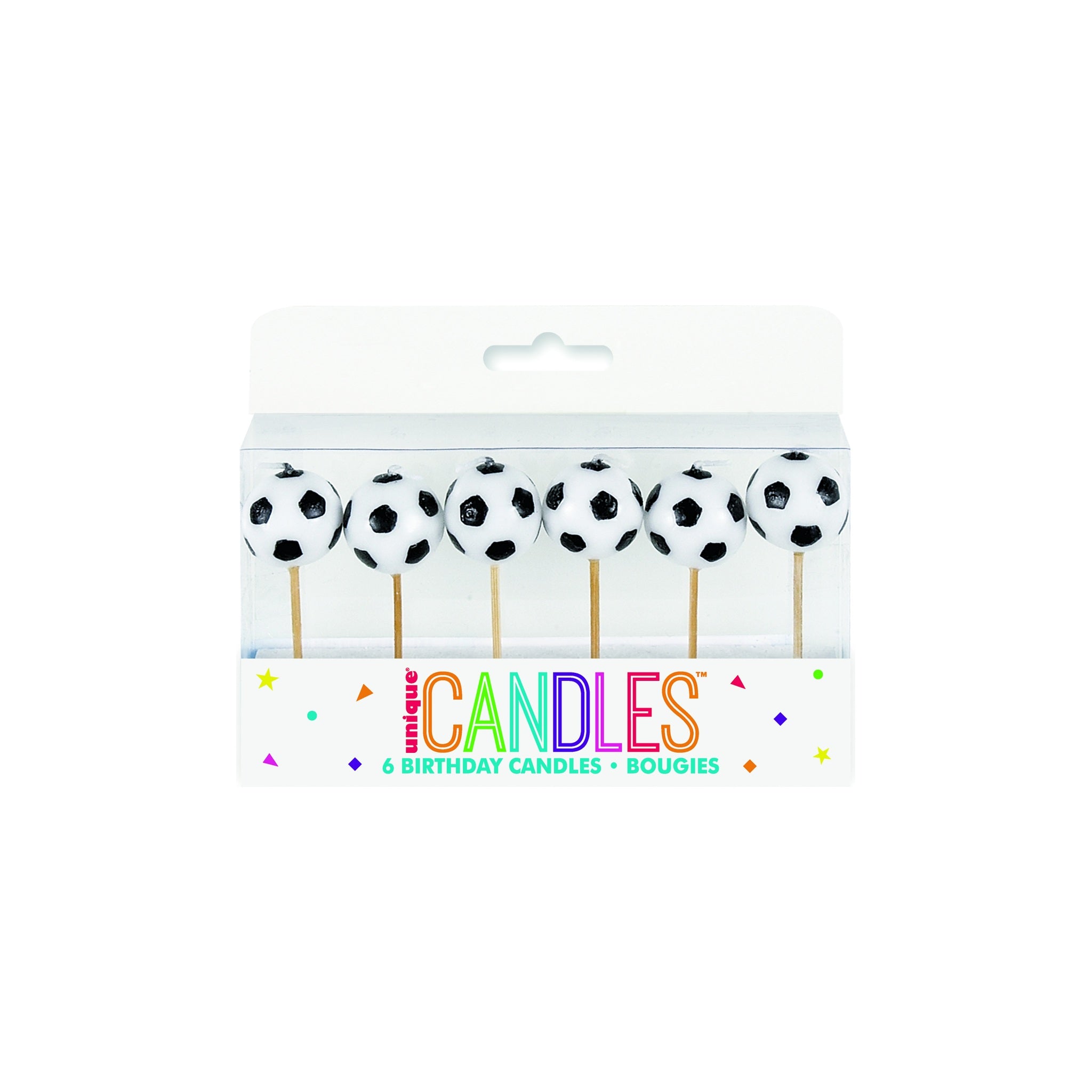 Soccer Candles 6ct